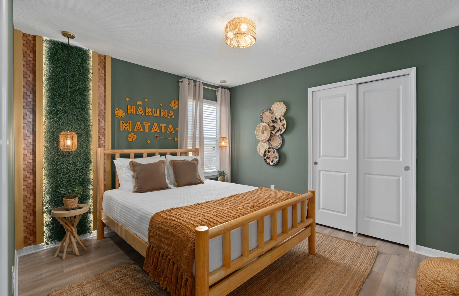 Quarto temático decorado em casa de temporada do Windsor Cay Resort, Orlando